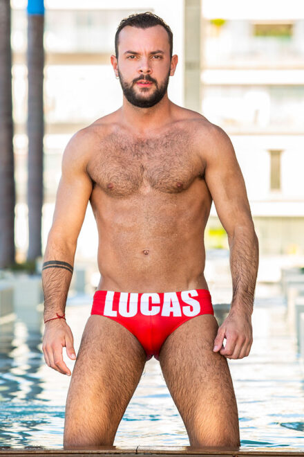 Lucas Men Swim Briefs | Sir Peter | Lucas Entertainment Merch